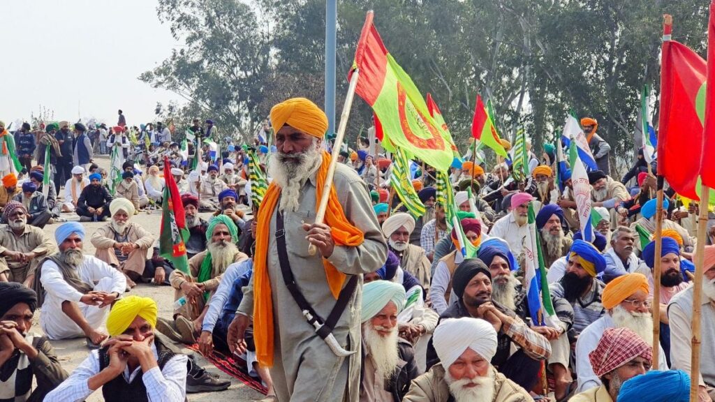 Farmers again announced march to Delhi