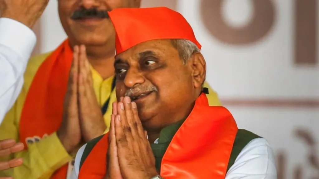 Former Deputy CM of Gujarat Nitin Patel left the Lok Sabha election
