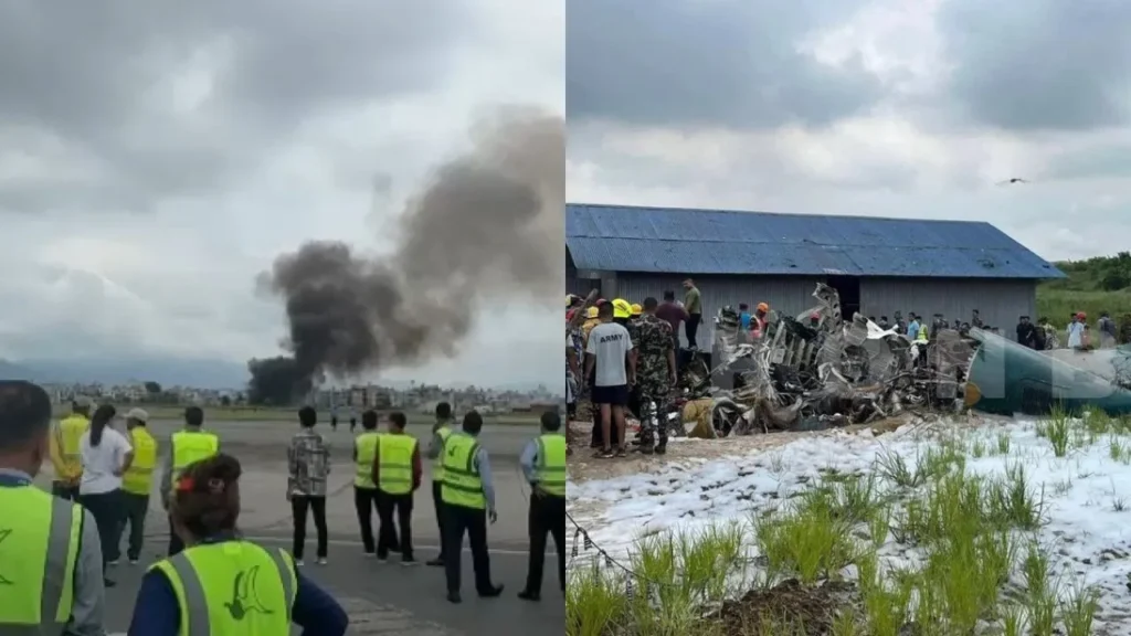 काठमांडू में टेकऑफ के दौरान विमान क्रैश, 19 लोग थे सवार, 18 यात्रियों के शव मिले