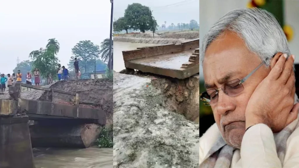 The 10th bridge collapsed in Bihar within 15 days