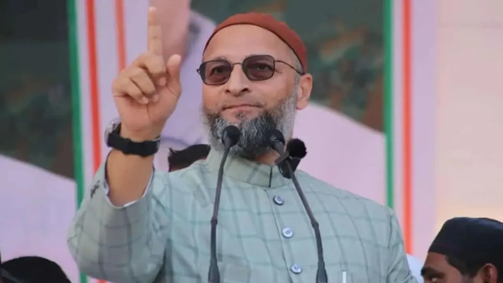 Owaisi lashed out at BJP over the name plate controversy