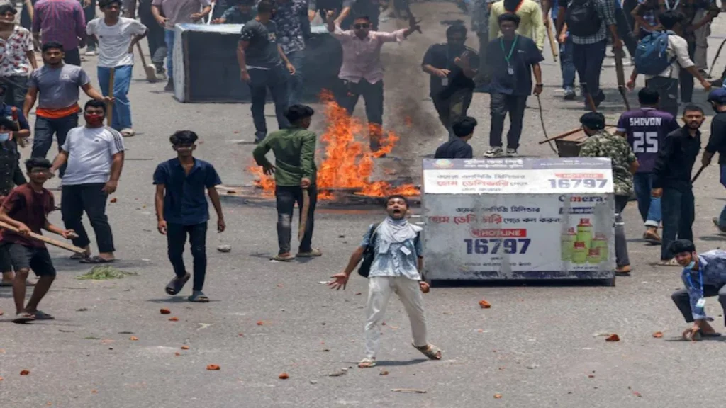Seeing the increasing violent protests in Bangladesh