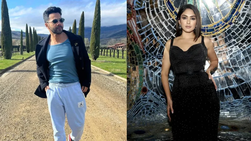 Mrinal Thakur will be paired with Varun Dhawan