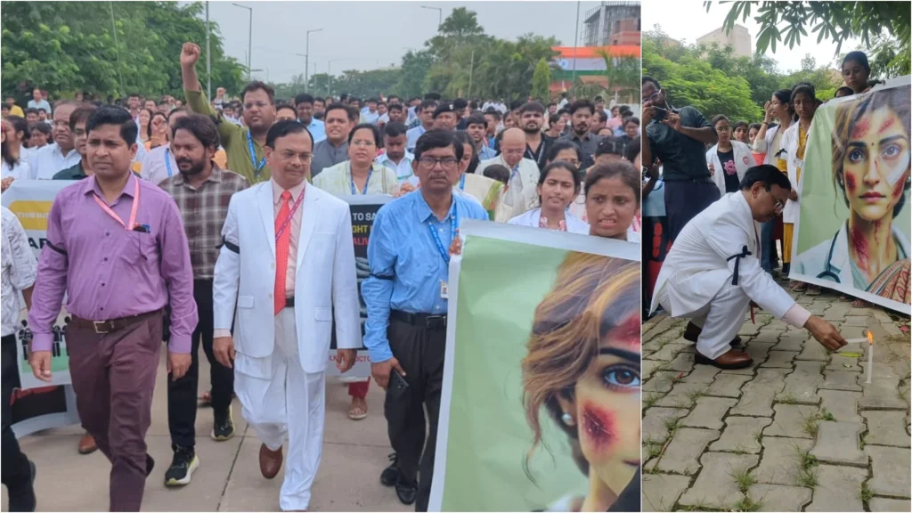 Huge uproar in Patna over Kolkata incident, OPD service halted in AIIMS