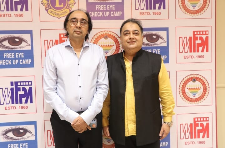 वेस्टर्न इंडिया फिल्म प्रोड्यूसर्स एसोसिएशन ने किया मुफ्त नेत्र जांच शिविर का आयोजन